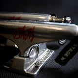 Independent x SLAYER Stage 11 Polished Silver 144 Skateboard Trucks