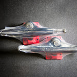 Tensor Alloys 5.25 Skateboard Trucks -  Red / Black