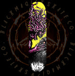 PRE-ORDER - Johan Nohr x Black Magick Skate Co Collab Gorgon Skateboard Deck