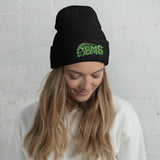 Black Magick Skate Co Embroidered Green Demon Beanie