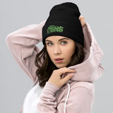 Black Magick Skate Co Embroidered Green Demon Beanie