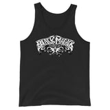 Black Magick Skate Co Black With White Stylized Logo Tank Top