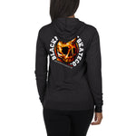 Black Magick Skate Co Black Ultra-Lightweight Hoodies with Moth and Orange Skull