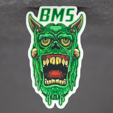 Black Magick Skate Co Melting Zombie Head Sticker!