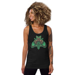 Black Magick Skate Co Green Moth Tank Top